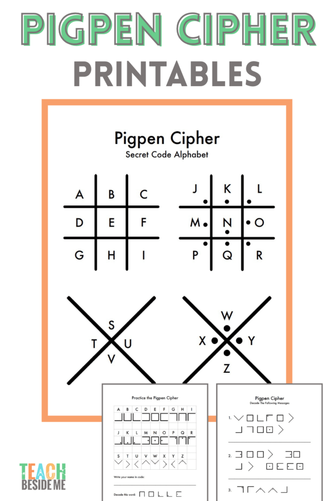 pigpen cypher printables
