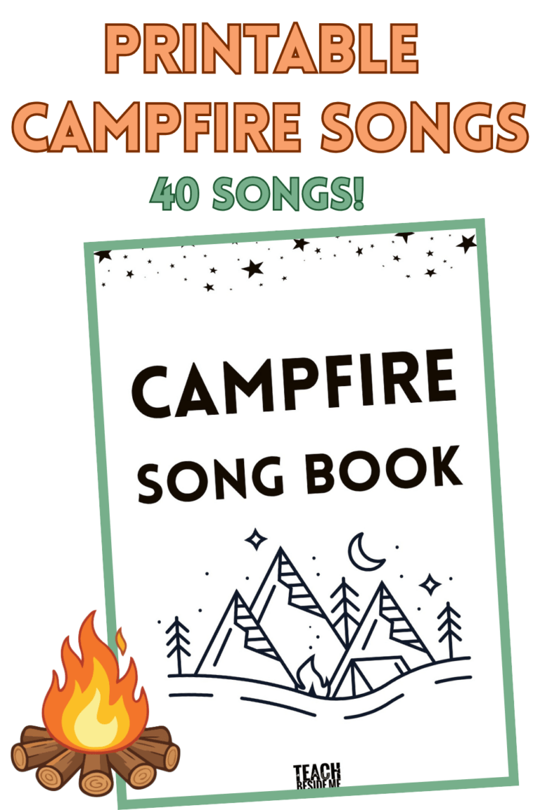 printable campfire song lyric book