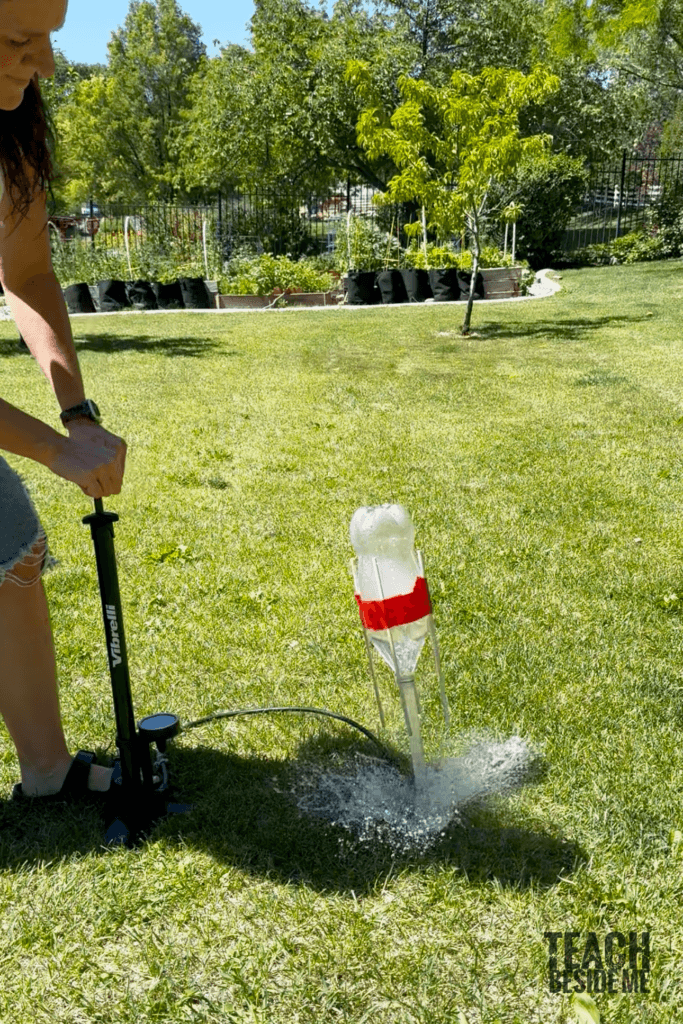 bike pump water bottle rocket