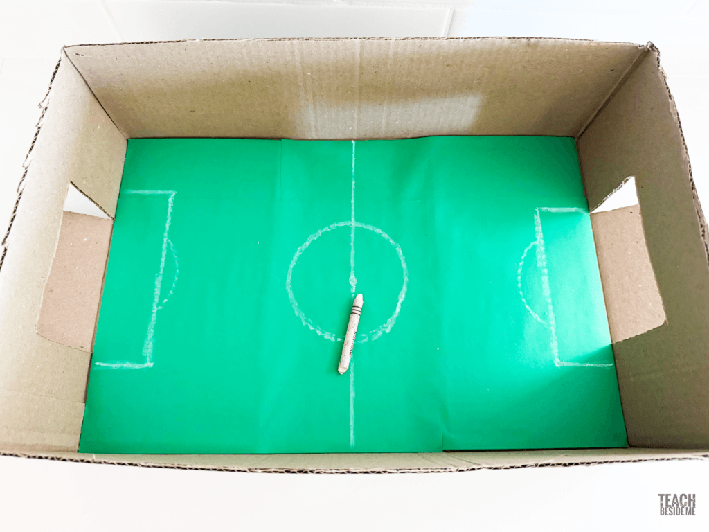 diy table soccer game for kids