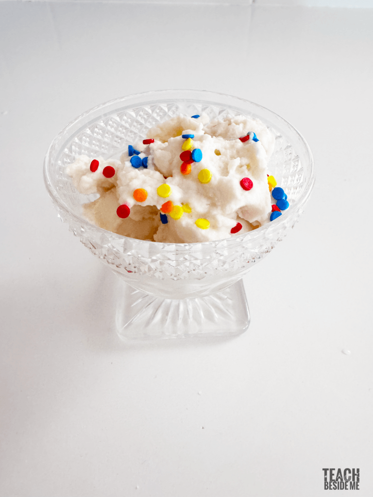 homemade ice ceam in a bag science for kids