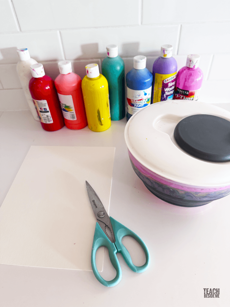 spin art craft supplies