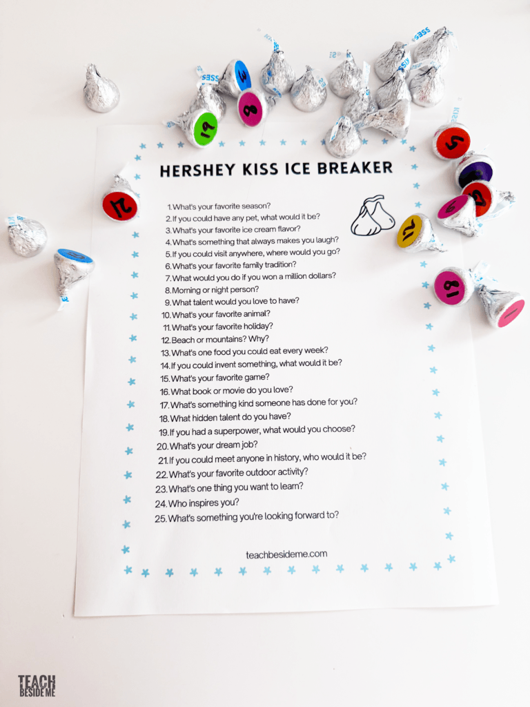 hershey kiss ice breaker game