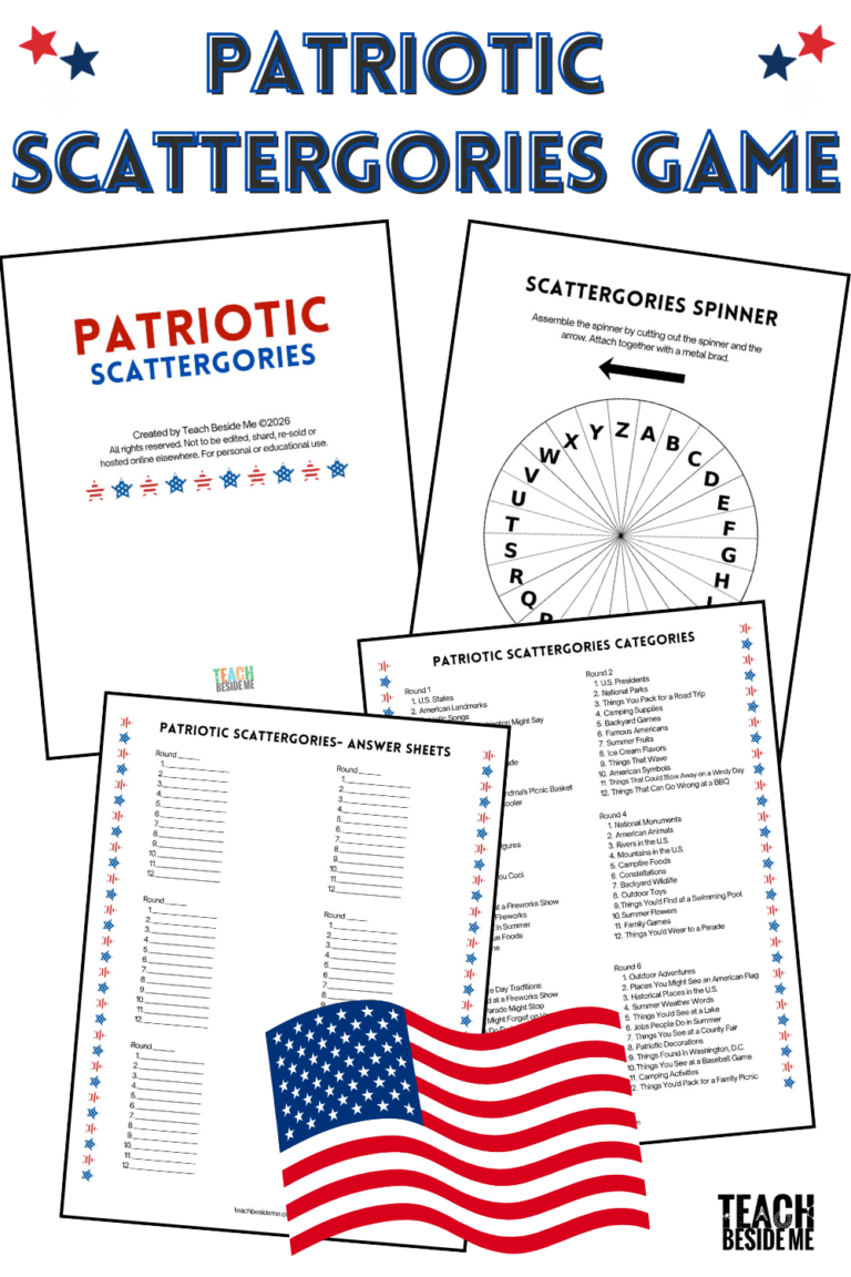 patriotic scattergories categories game