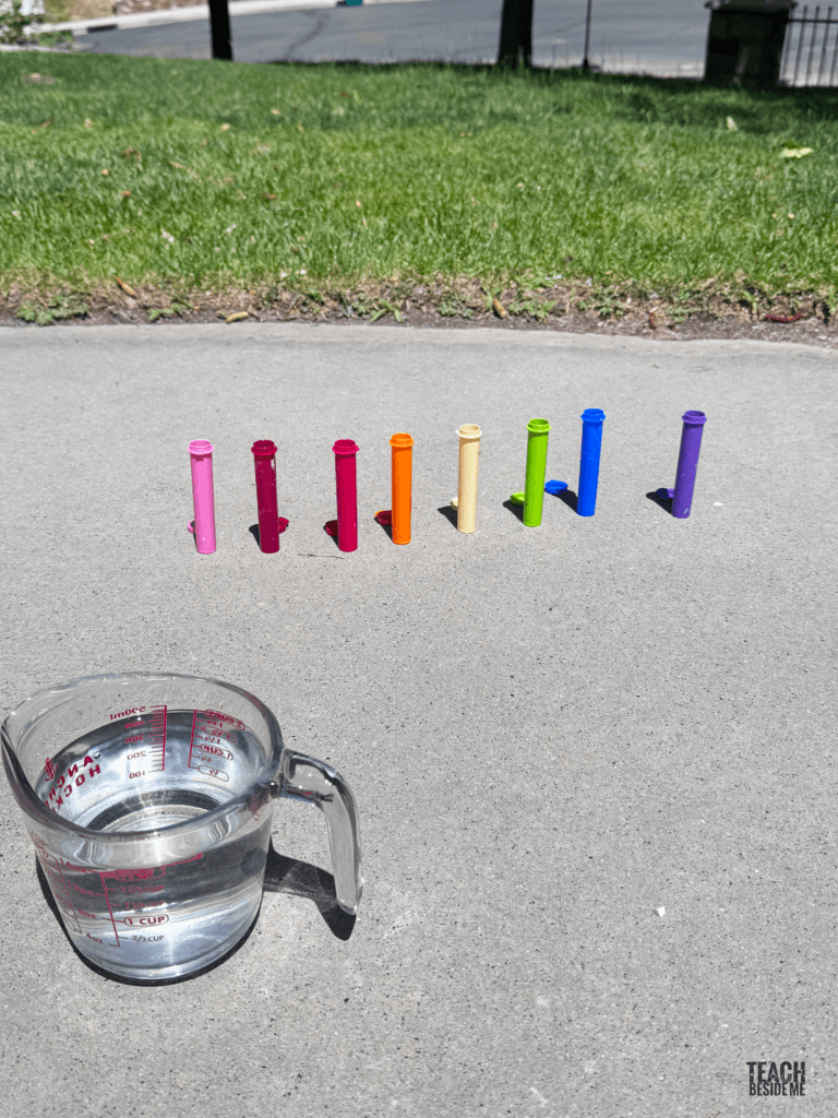 setting up alka seltzer rocket