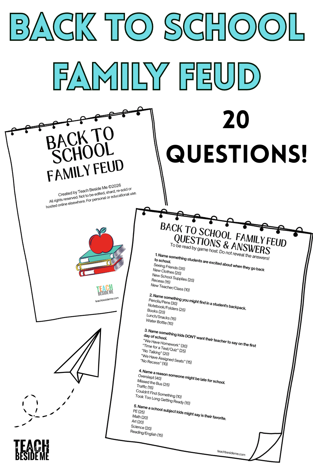 back to school family feud