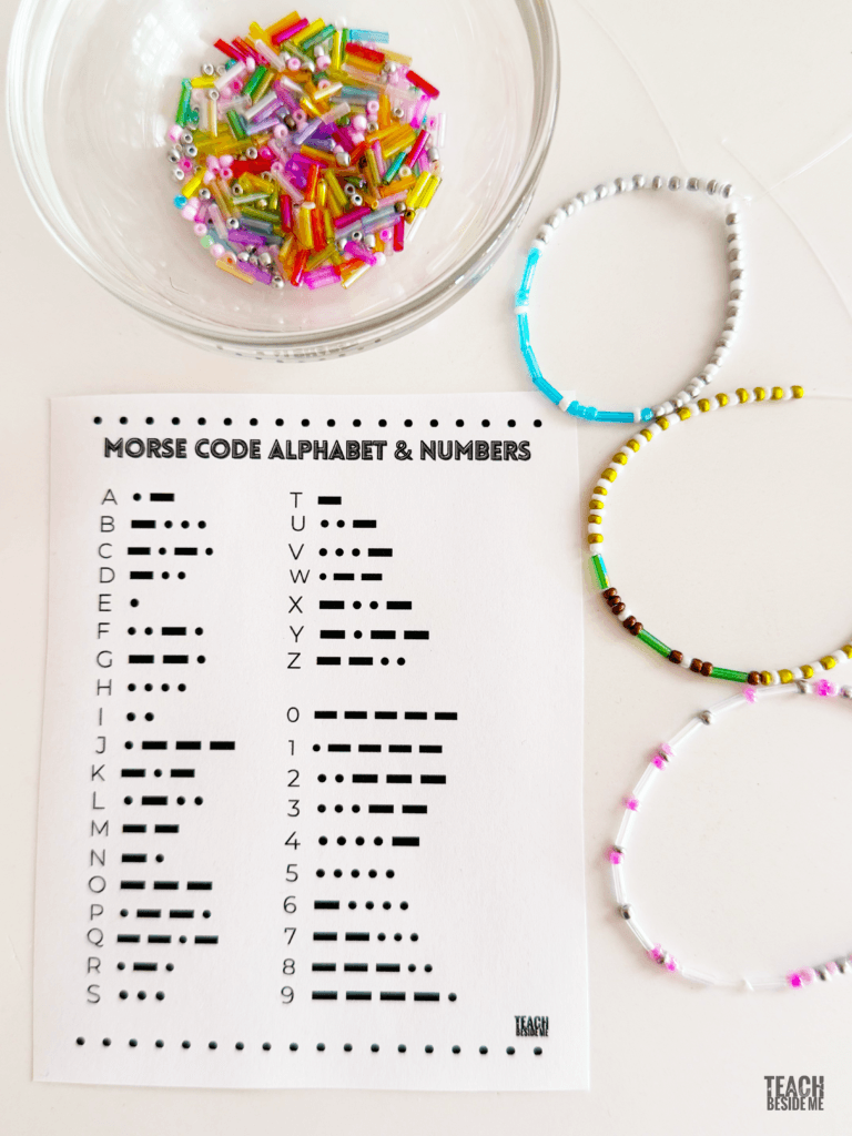how to make morse code bracelets