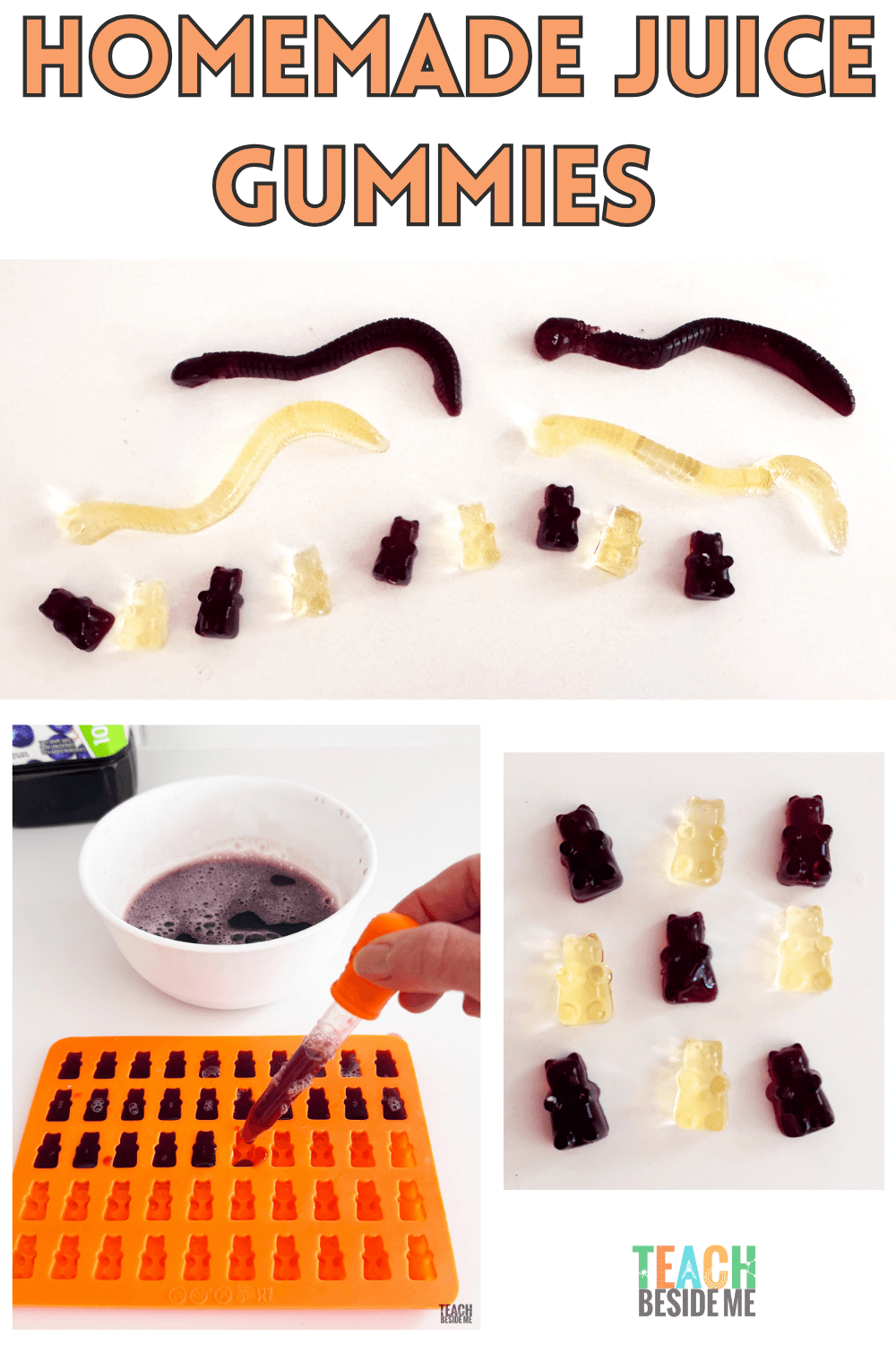 Homemade Gummies with juice