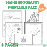 Maine State Geography Printable Pack