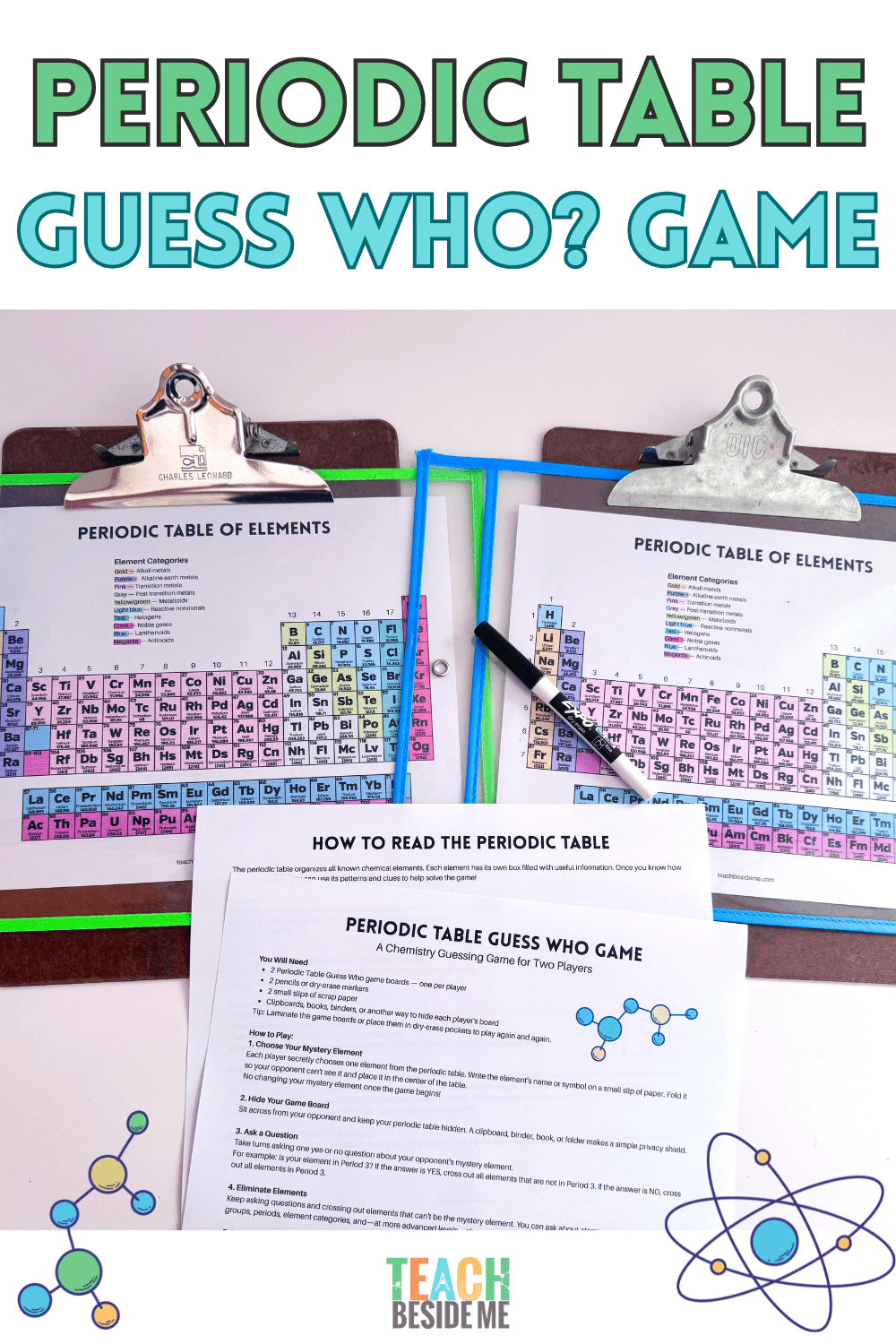 periodic Table Guess Who Game