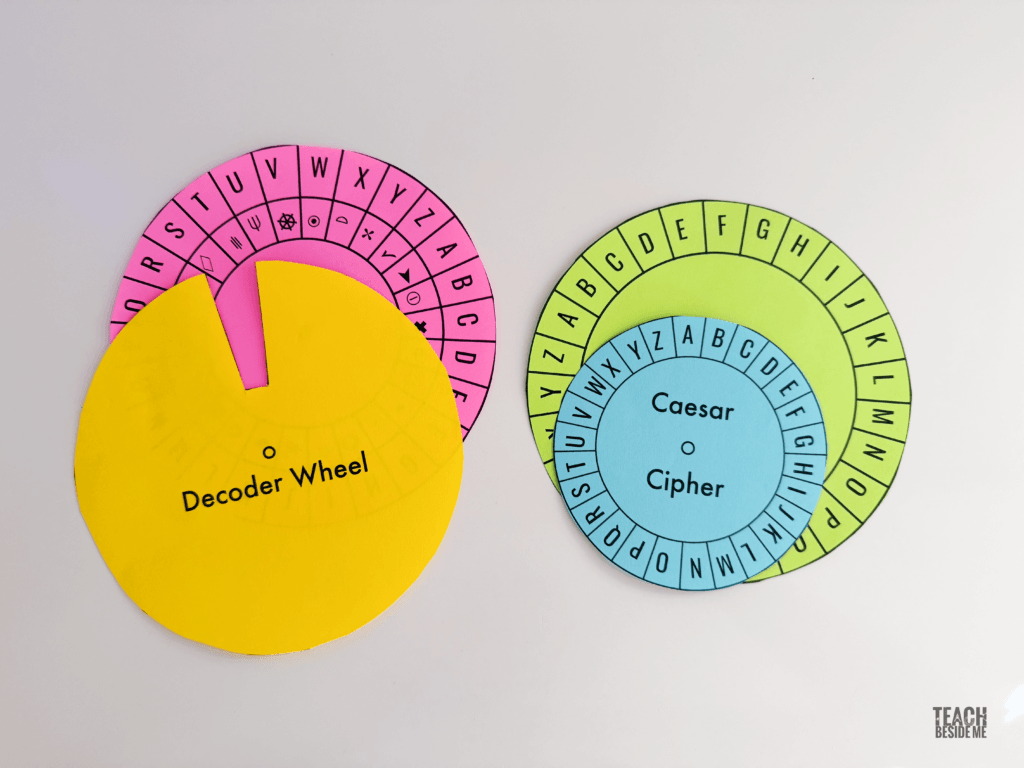 decoder wheels templates for secret messages