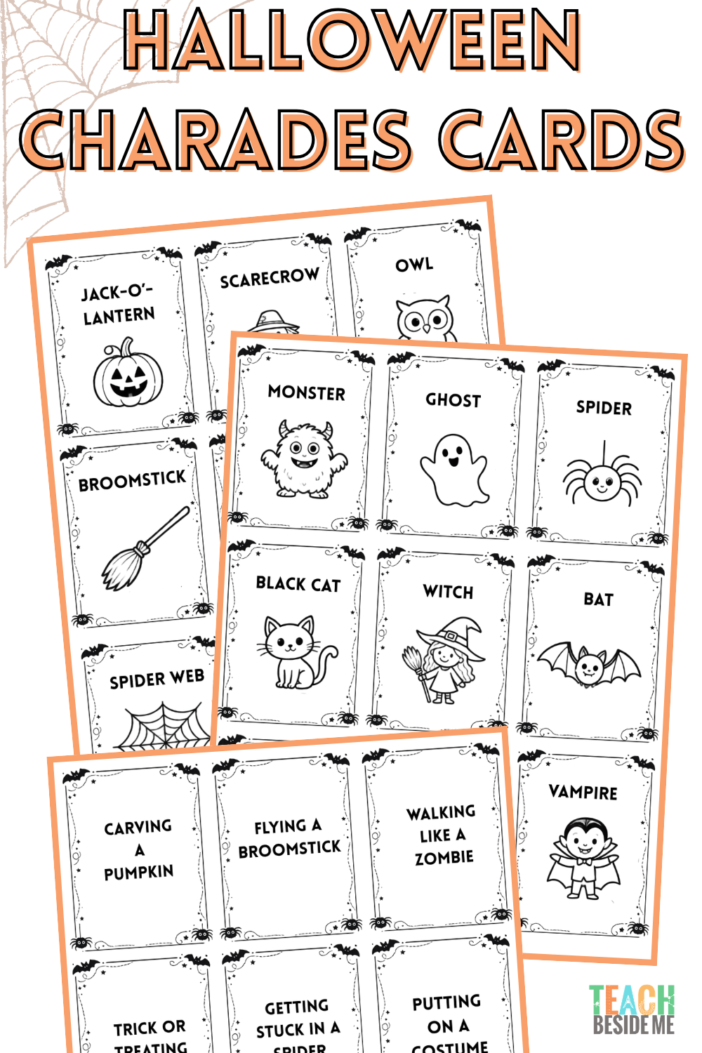 halloween charades printable