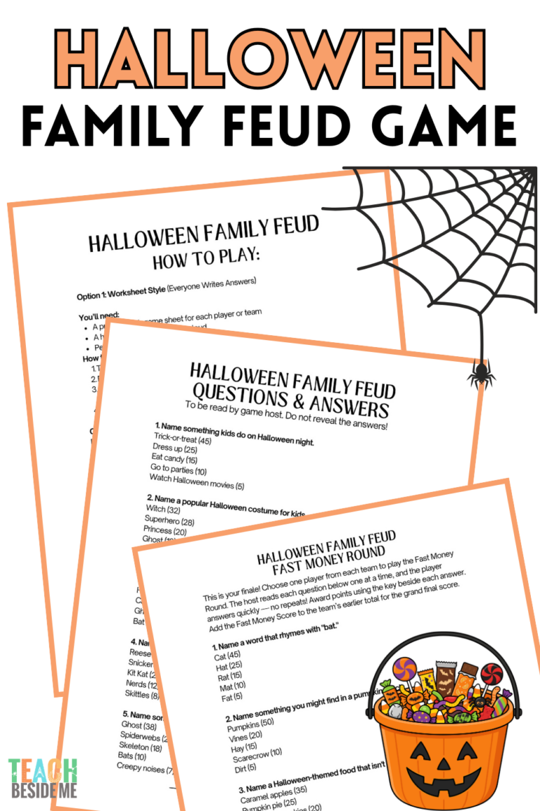 halloween family feud game
