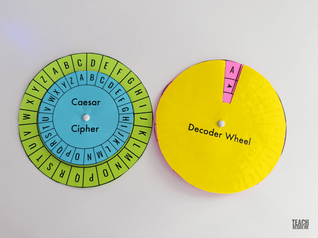 secret message decoder wheels printable for kids