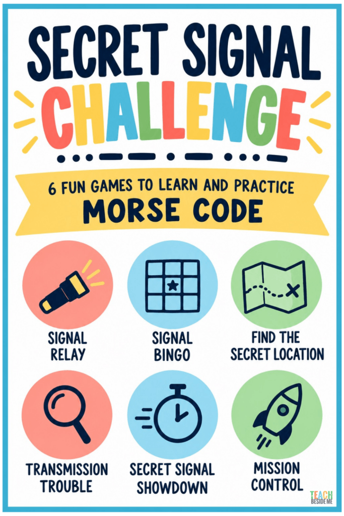 secret signal challenge- Morse Code games