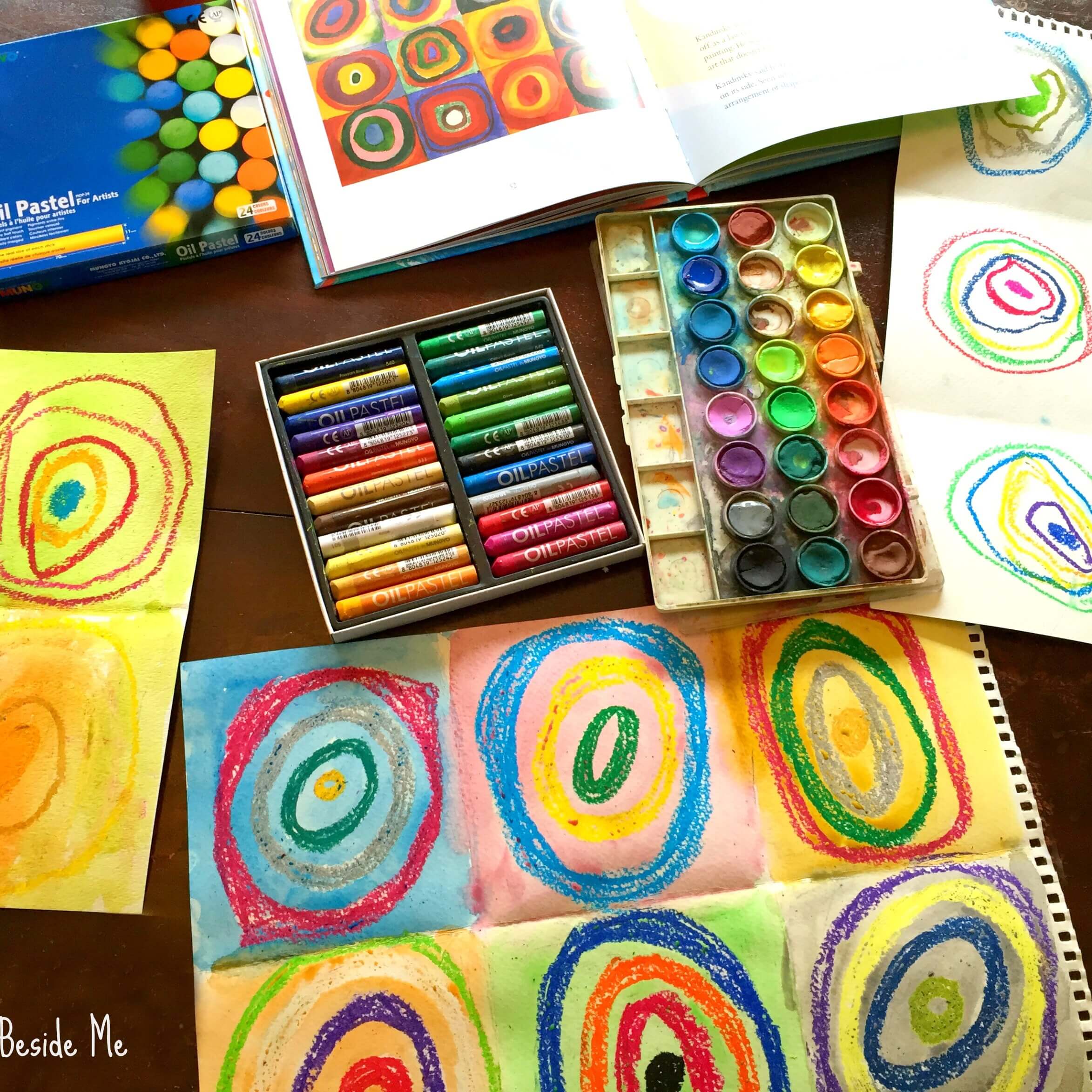 kandinsky art project from teach beside me