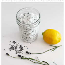 lavender lemon sugar scrub