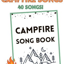 printable campfire song lyric book